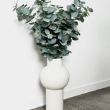 Silk Eucalyptus in Ceramic Vase (3 Choices)