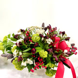 Christmas Vase Arrangement (Low)