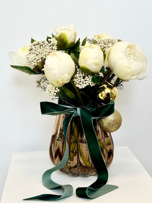 White & Gold Vase