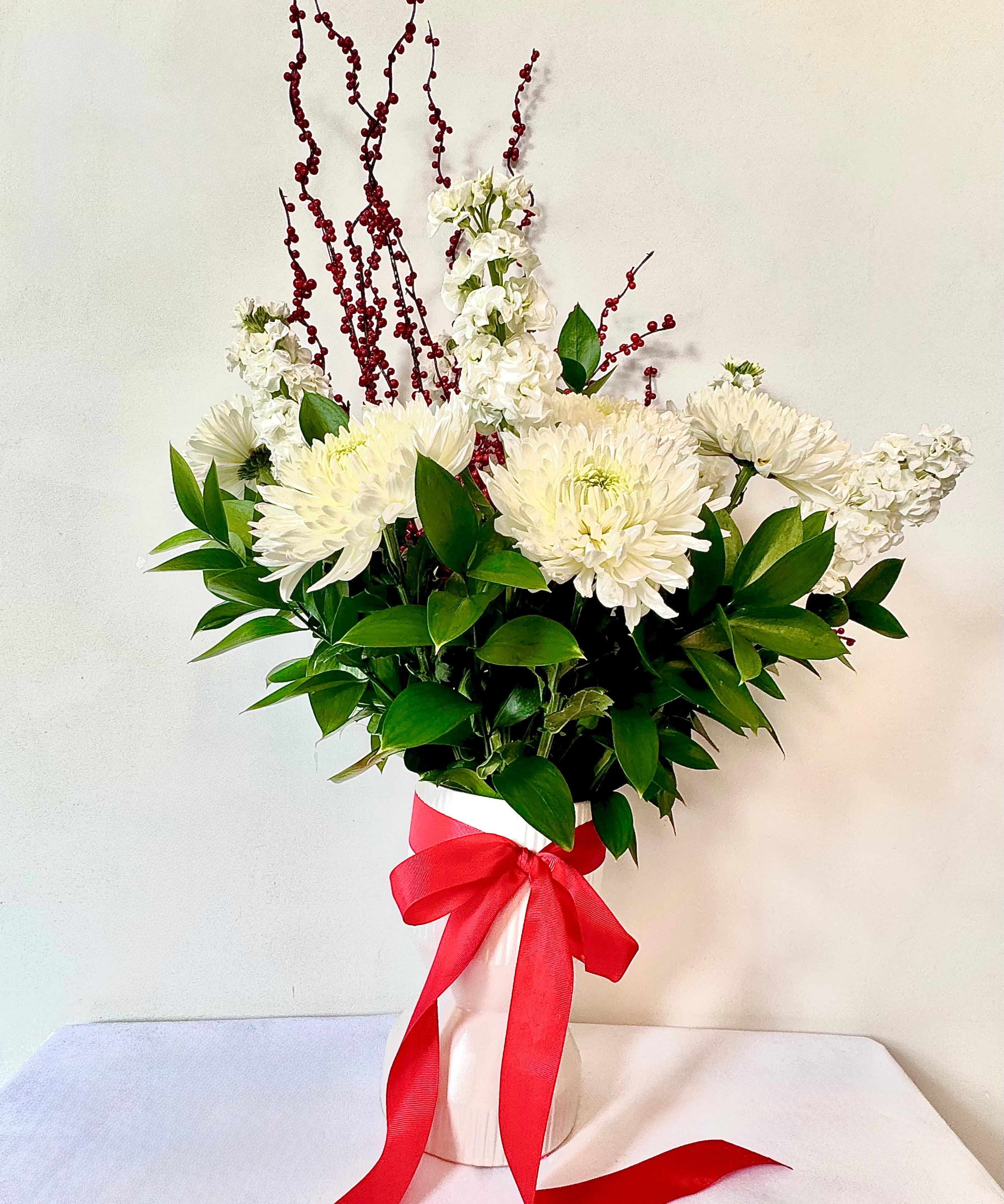 Christmas Vase Arrangement