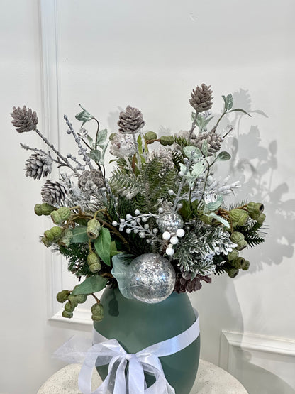 Green & Silver Arrangement