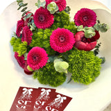 Crimson Cheer Christmas Bouquet