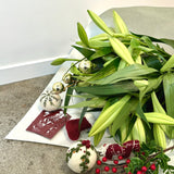 Christmas Lily Bouquet