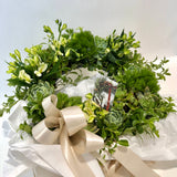 Fresh Wreath Table Arrangement