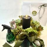 Fresh Wreath Table Arrangement