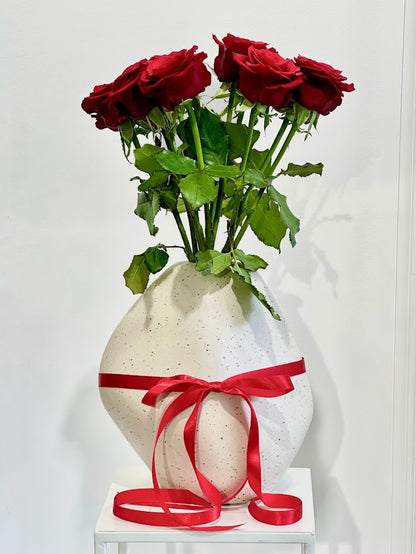 Red Rose Arrangement in 'Desmond' Vase