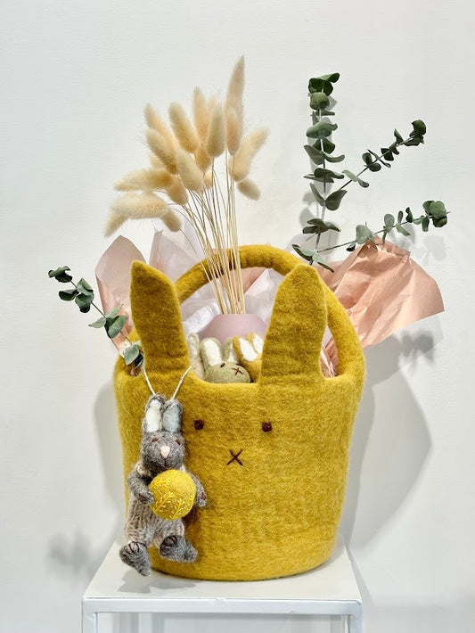 Bunny Basket Set (Mustard)