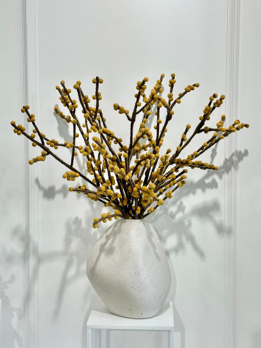 Yellow Berries in Vase
