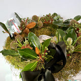 Fresh Wreath Table Arrangement